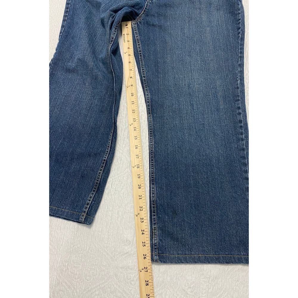 Solitude Wide Leg Men's Jeans Size 39x26 Blue Straight - Picture 6 of 7